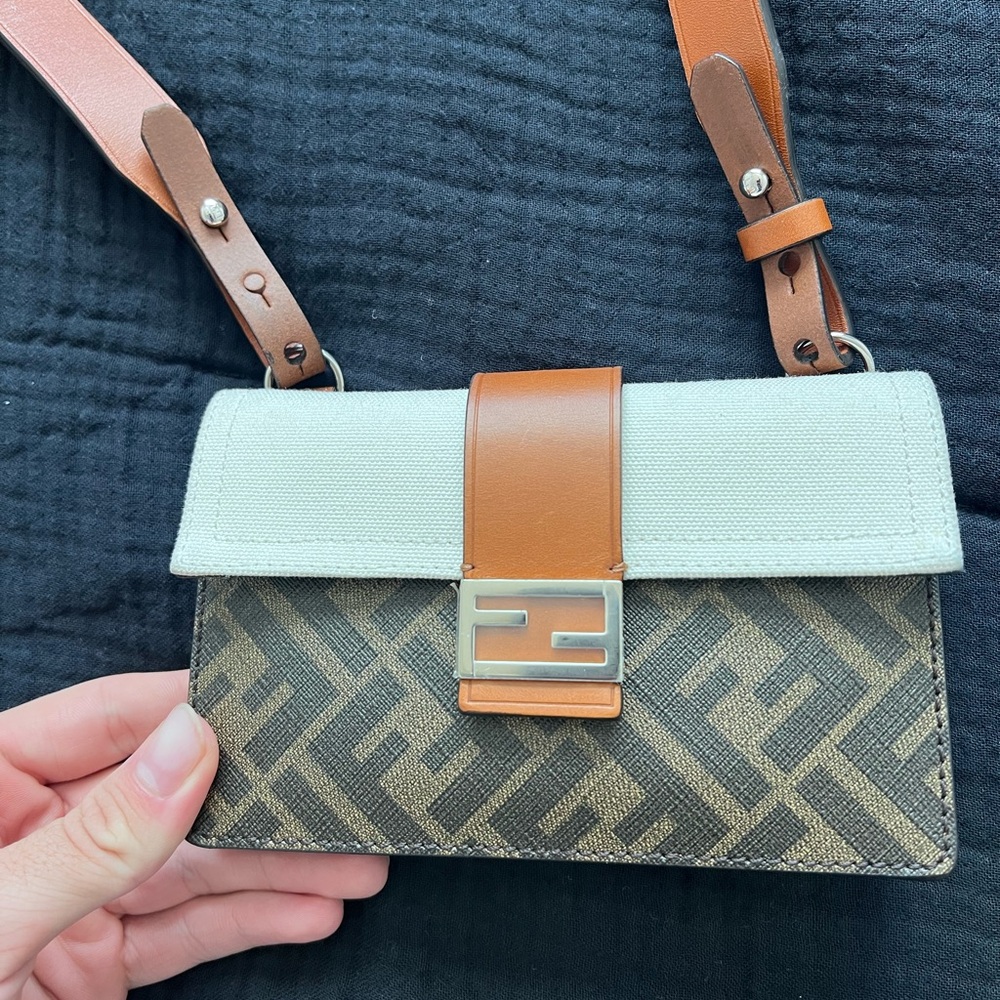 Classic Fendi Convertible Baguette Pouch